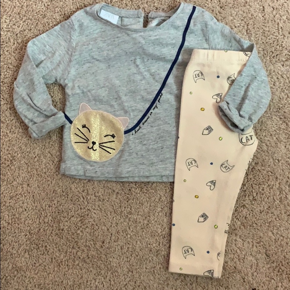 Zara baby Matching set long sleeves